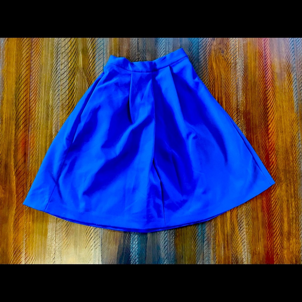 Peacebird blue skirt - small - fit and flair